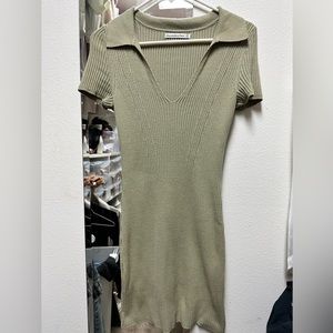 Abercrombie Sage Sweater Knit Mini Dress XS